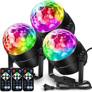 Trendy Strobe Light Disco Ball Remote Control Sound Reactive Party